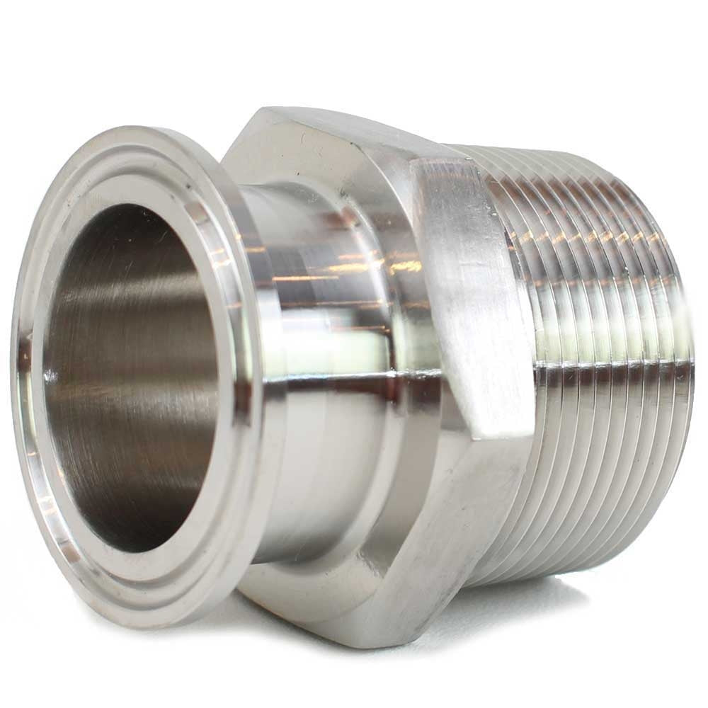 1.5" Tri Clamp x 1.5" Male NPT