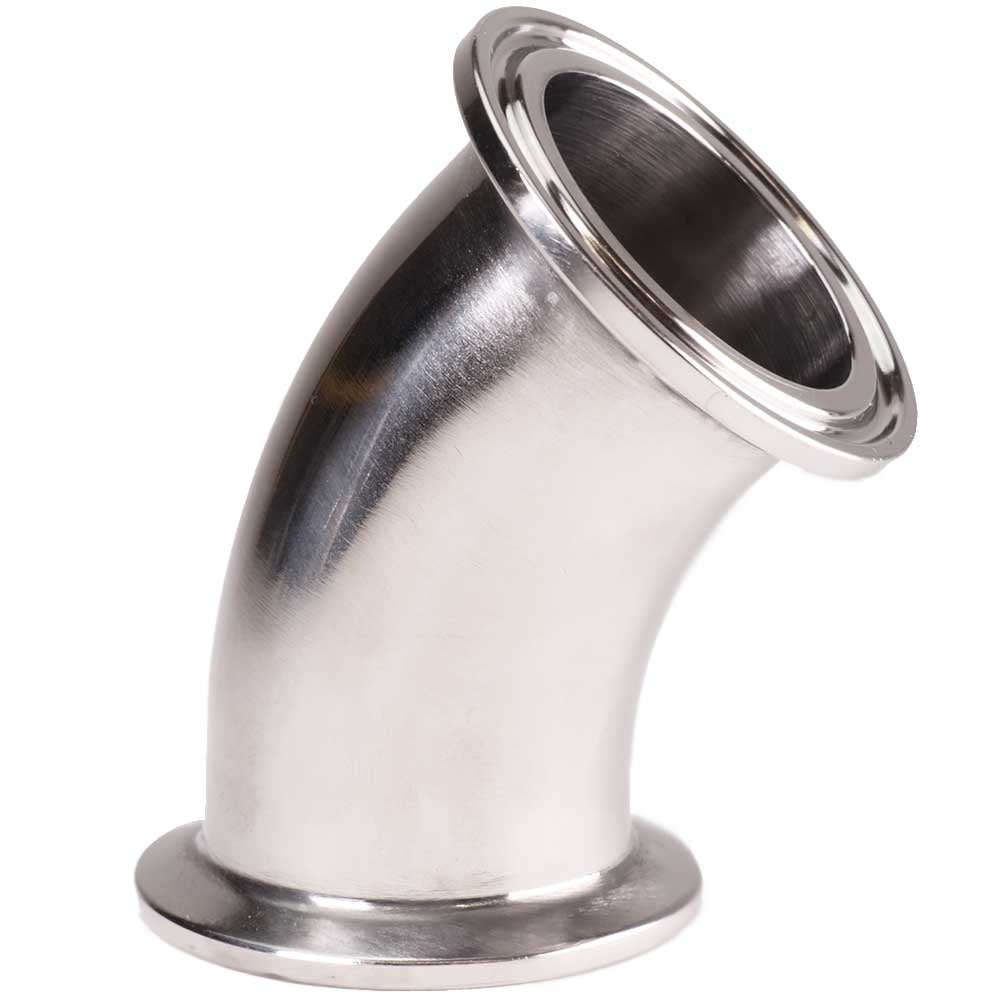 1.5" Tri Clamp 45 Degree Elbow