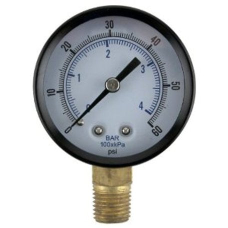CO2 Regulator Gauge - Dispensing Pressure - 0-60PSI - Right Hand Thread