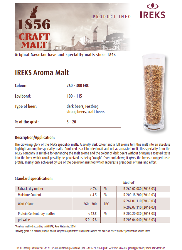 IREKS Aroma Malt - 44 lb. Bag