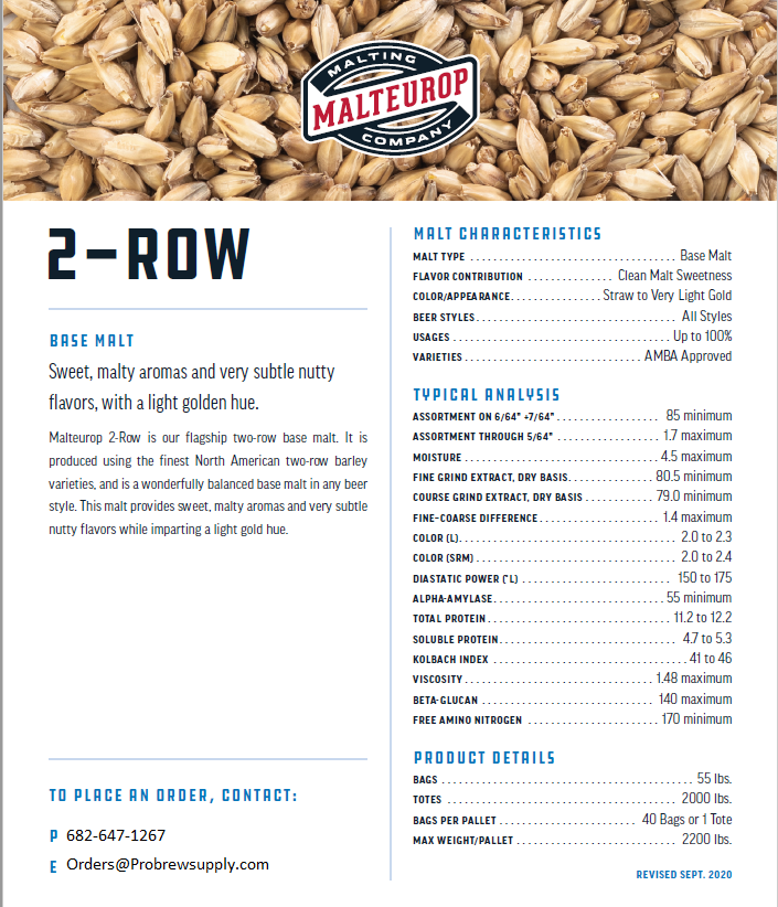 Malteurop 2 Row Tote - 2200 lbs