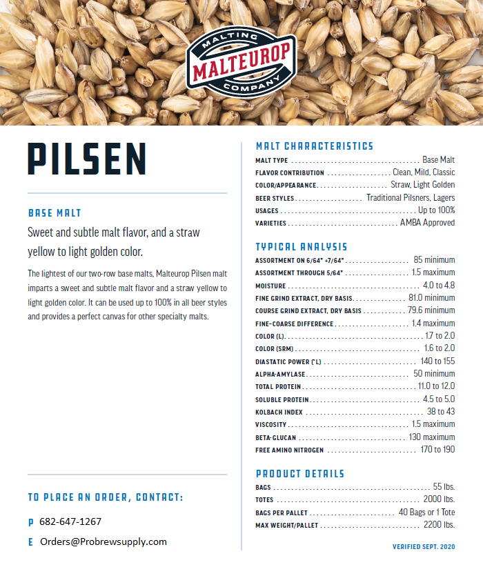 Malteurop Pilsen Tote - 2200 lbs