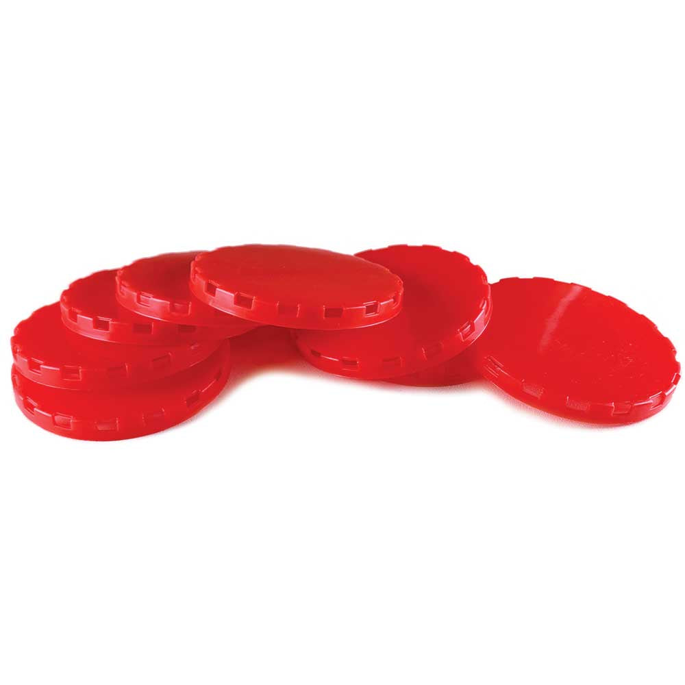 Vented Plastic Keg Cap - Red