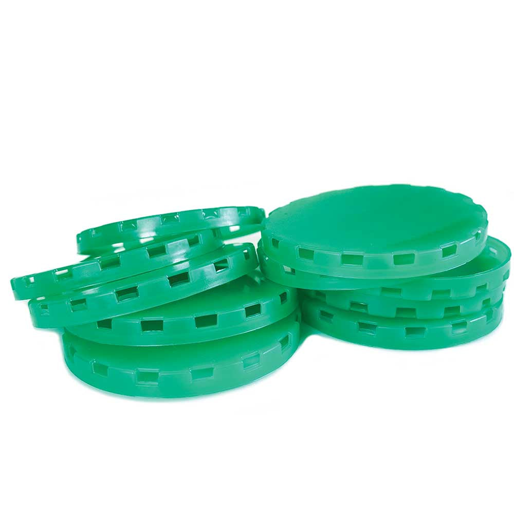 Vented Plastic Keg Cap - Green