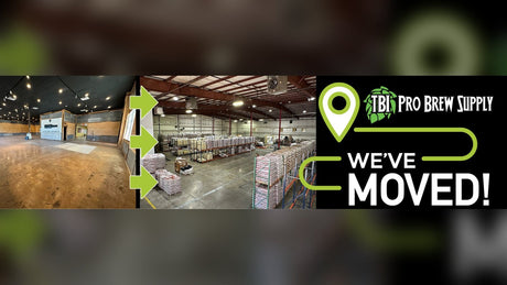 Pro Brew Supply has moved to a new, larger warehouse