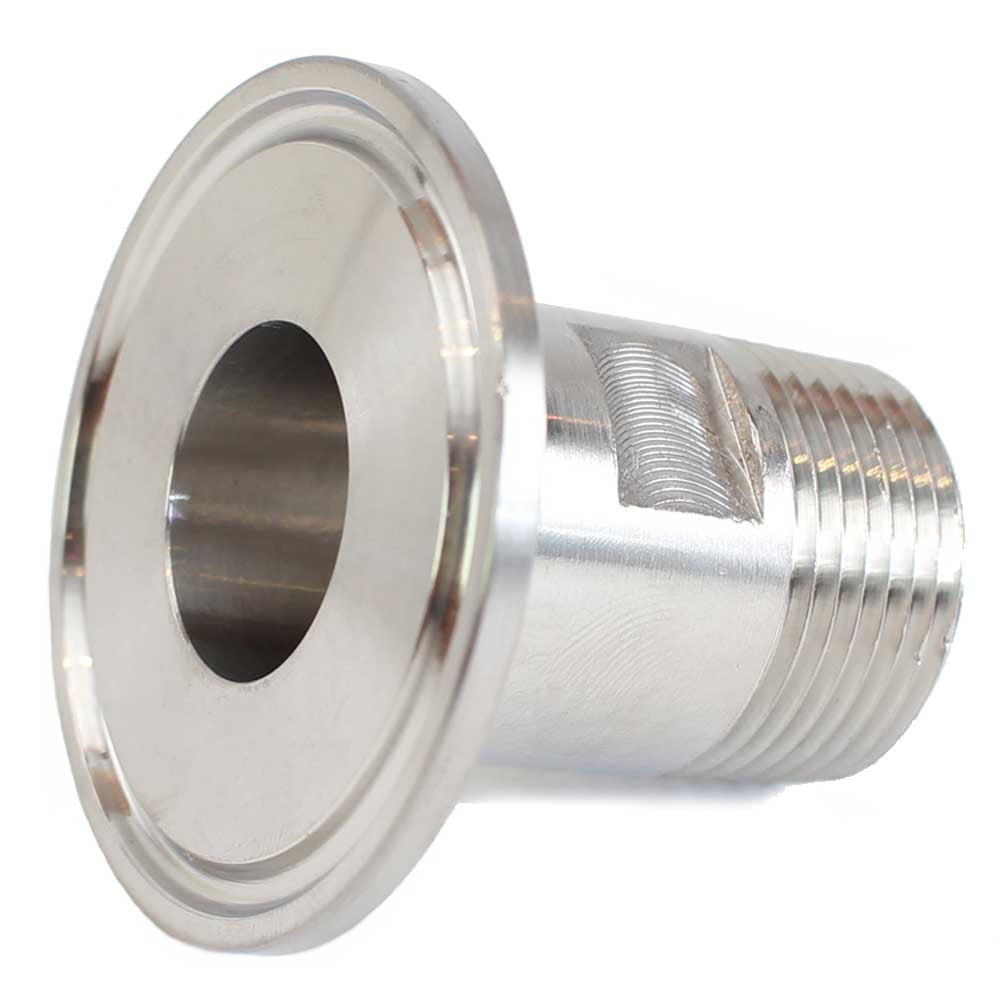 1.5" Tri Clamp to 3/4" Male NPT