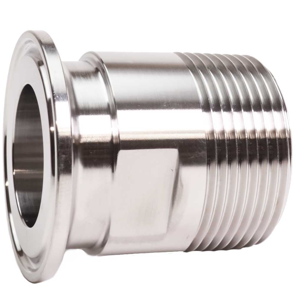 1.5" Tri Clamp x 1.25" MPT