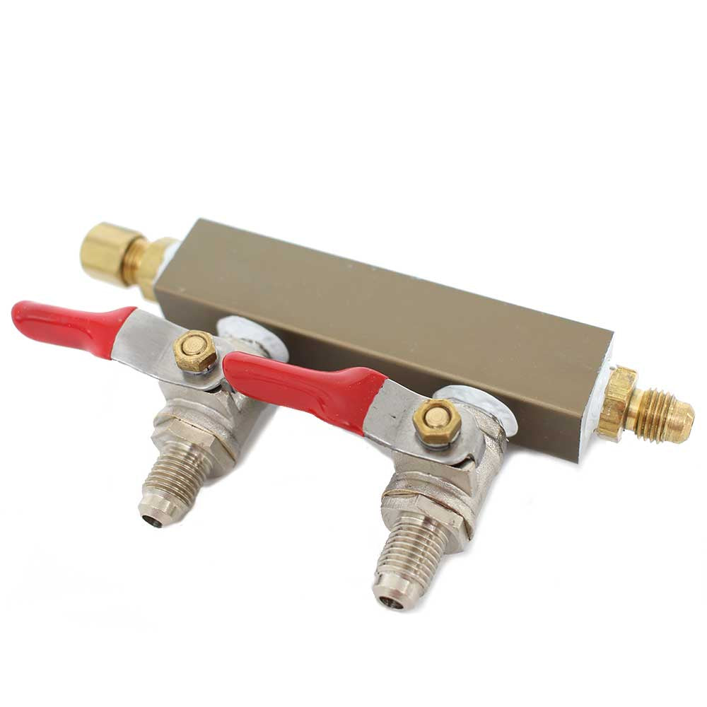 2 -way CO2 Manifold with Check Valves - MFL