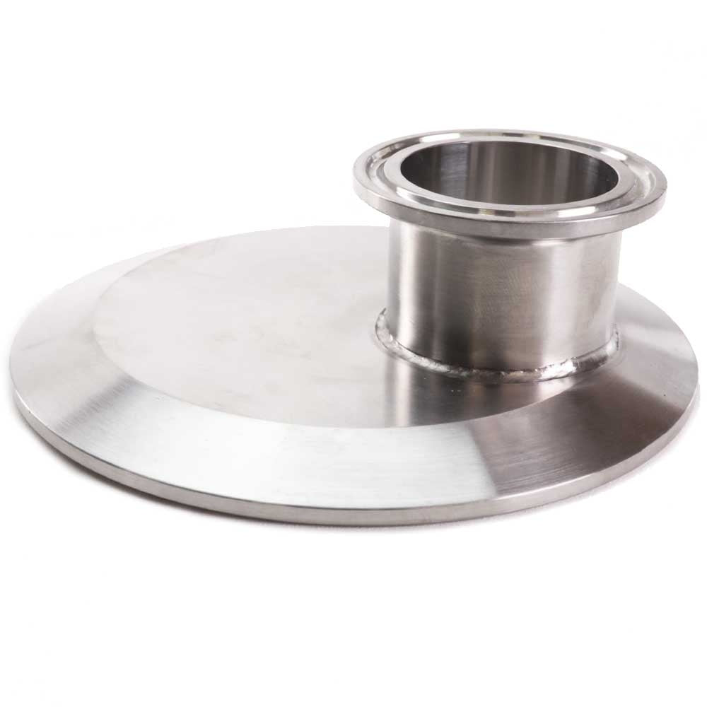 4" to 1.5" Tri Clamp Cap-Style Reducer