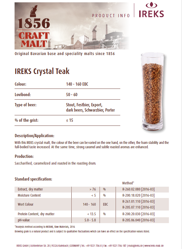 IREKS Crystal Teak - 60L - 55 lb. Bag