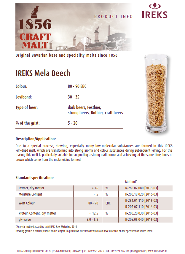 IREKS Mela Beech - 55 lb. Bag