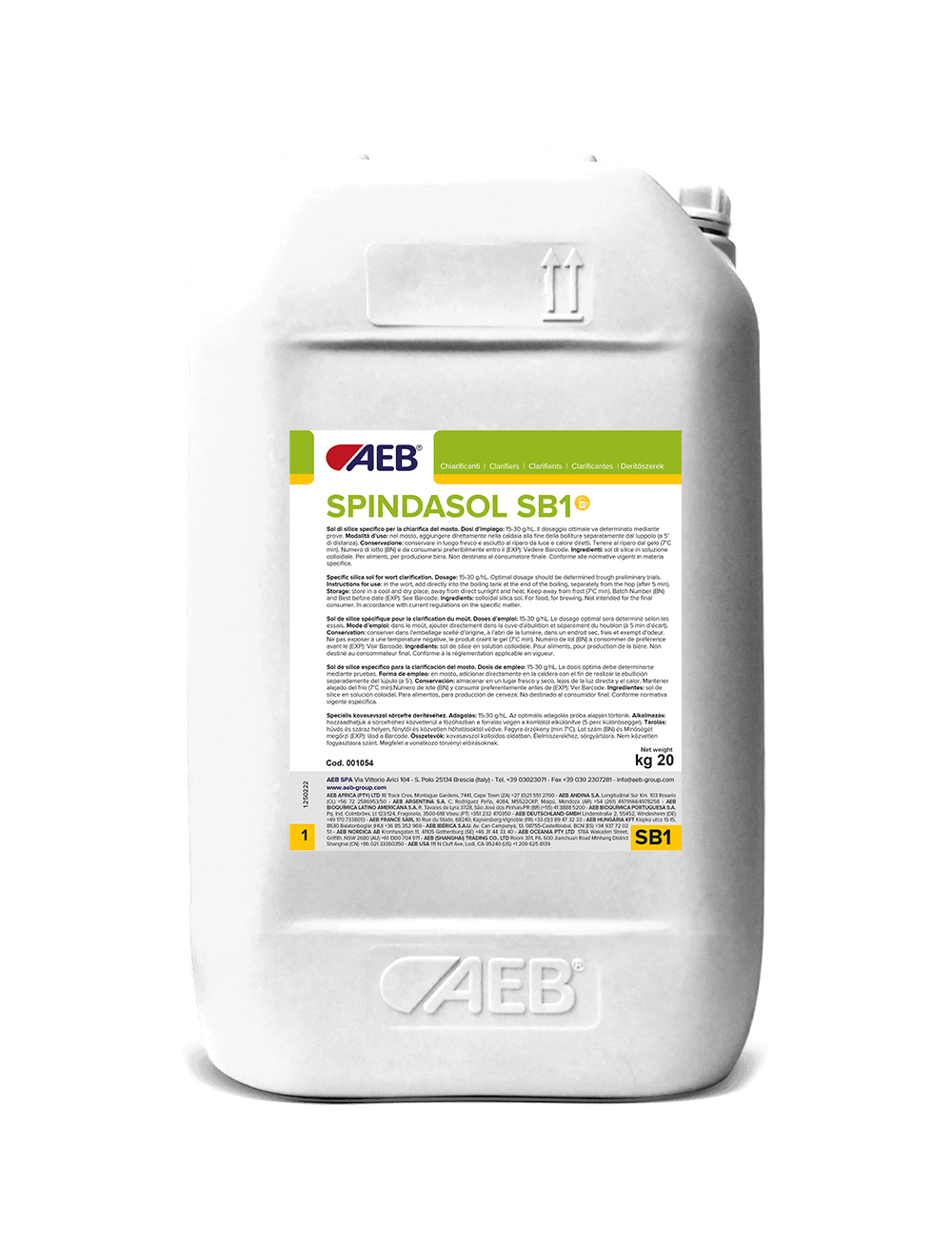 AEB Spindasol SB1 silica sol