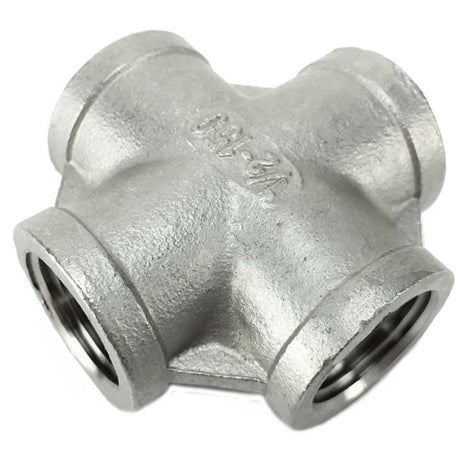 Stainless Cross 1/2" Female NPT