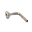 Stainless Shank Nipple - 90 Degree Elbow - 3/16"