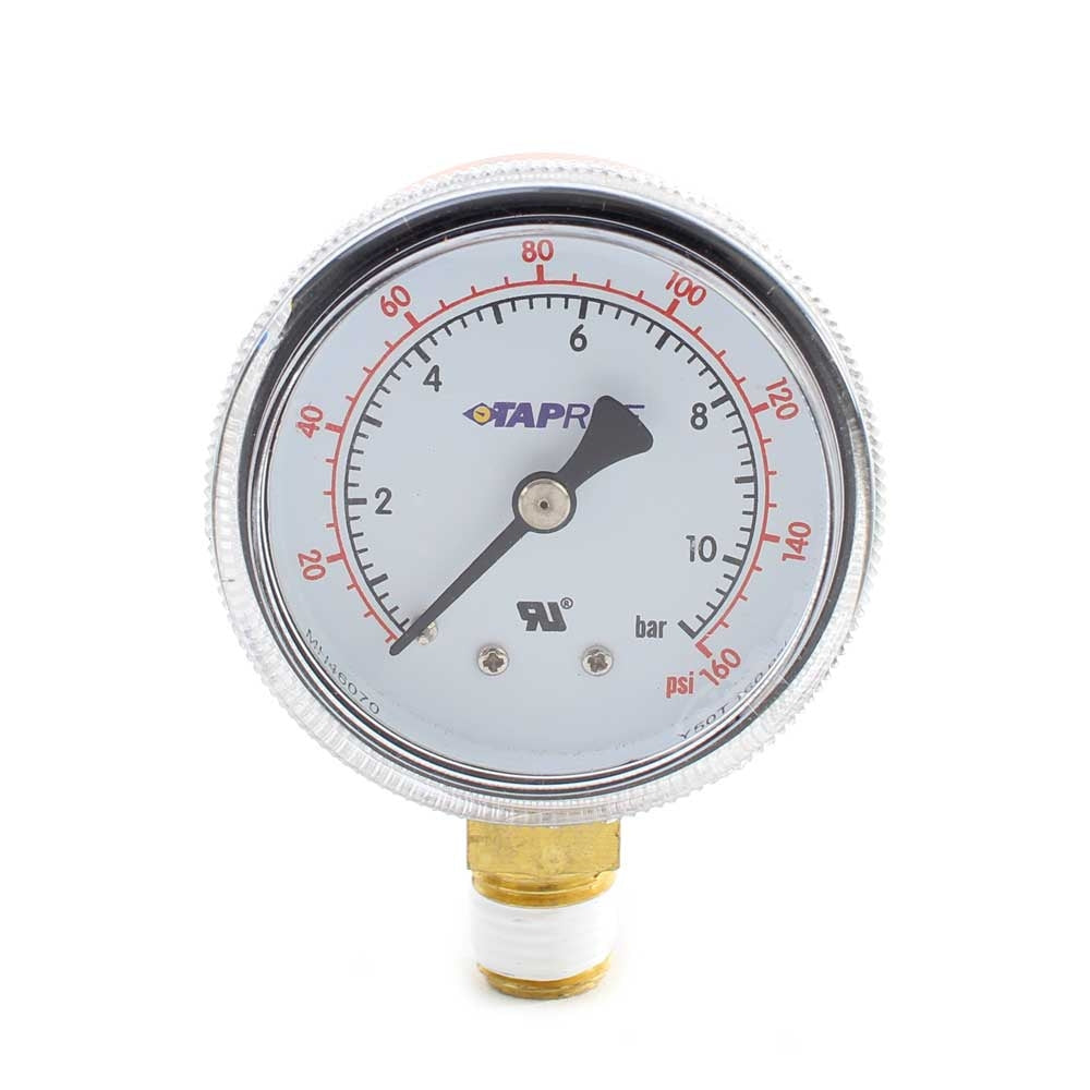 Taprite Regulator Gauge - Line Pressure - 160 PSI