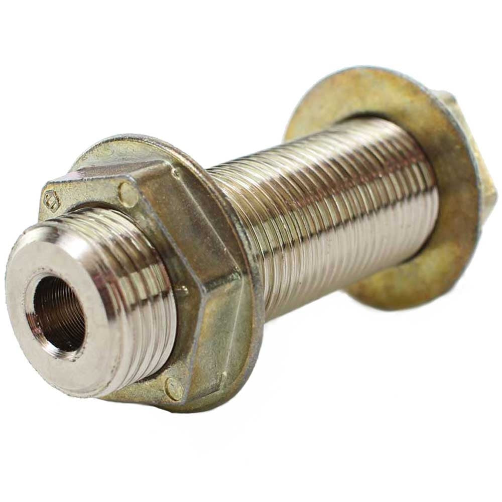 Wall Coupling - 3" Length x 3/8" Bore - Chrome Plated Brass