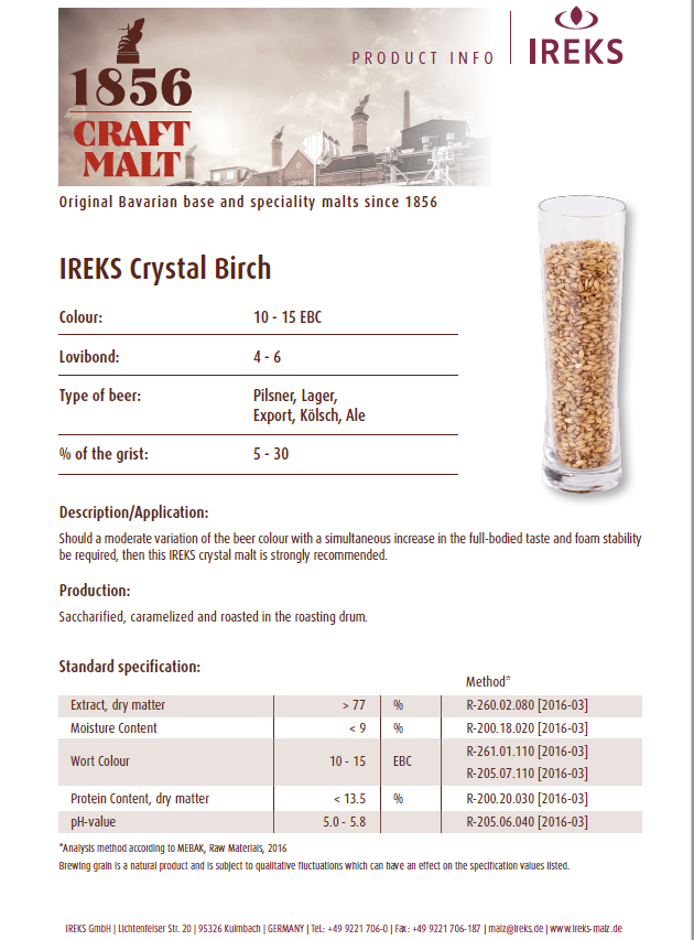 Ireks Crystal Birch 5L