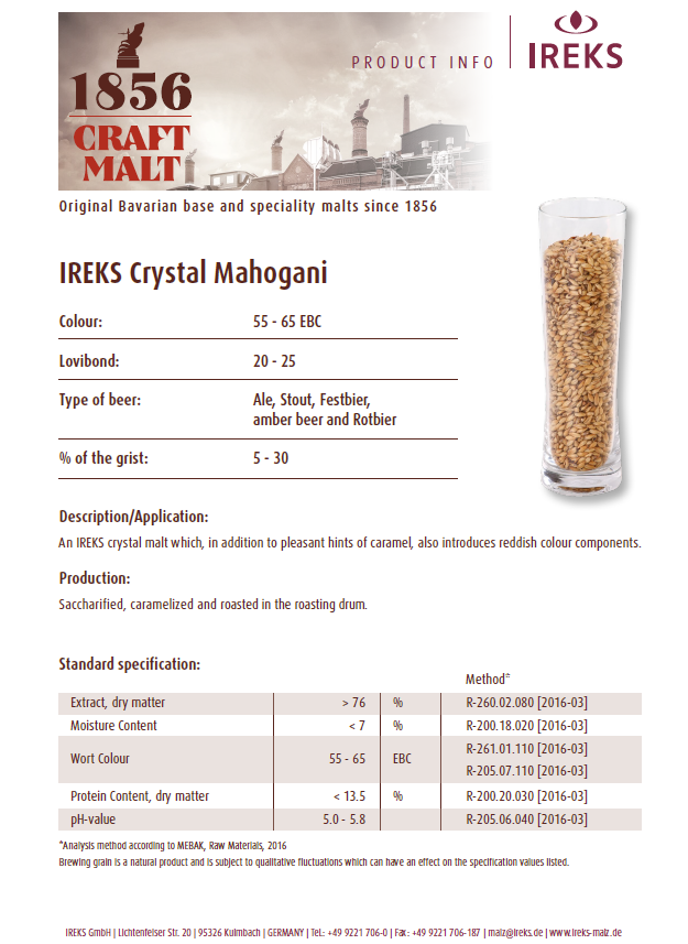 Ireks Crystal Mahogany 20L